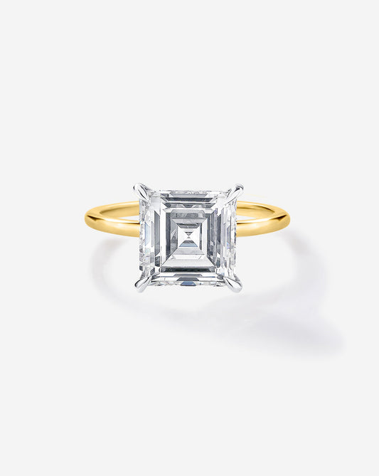 3.05 Asscher Natural Diamond in Whisper Thin®