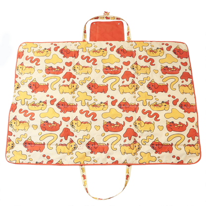 Dog Picnic Blanket - Hot Dawg