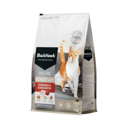 Black Hawk - Original Cat Food Adult Chicken & Kangaroo 2kg