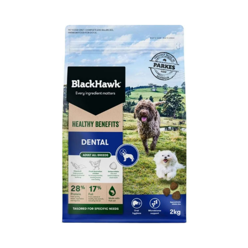 Black Hawk - Healthy Benefits Dental Dry Dog Food 2kg