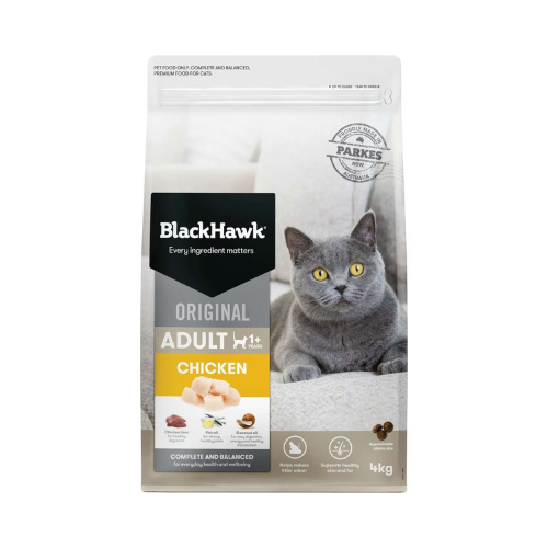 Black Hawk - Chicken Original Adult Dry Cat Food 4kg