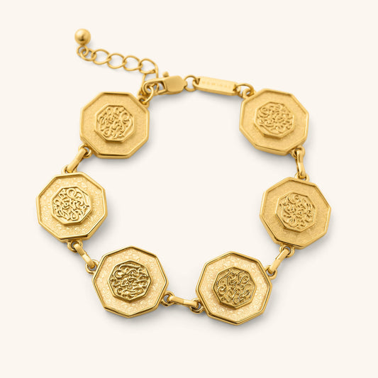 "Our Roots Run Deep" Dotted Bracelet