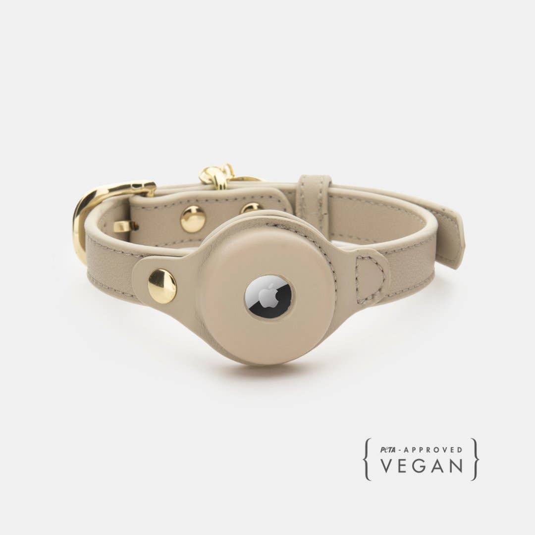 Nina Woof - Collar - Air Tag Enabled - Vegan Leather - Cupertino
