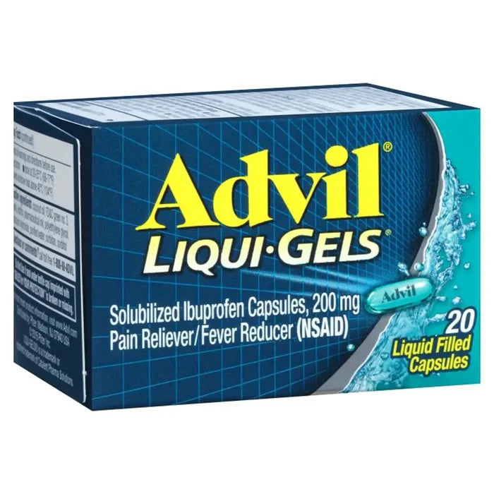 Advil Liquid Gel 20ct - Wholesale Pain Relief Medication at Mexmax INC