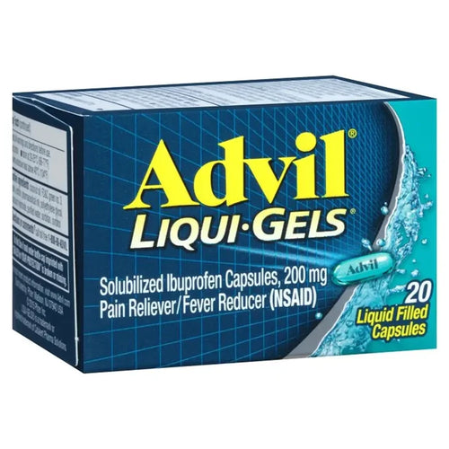 Advil Liquid Gel 20ct - Wholesale Pain Relief Medication at Mexmax INC