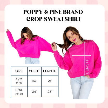 Calm Your Mitts Crop Sweatshirt