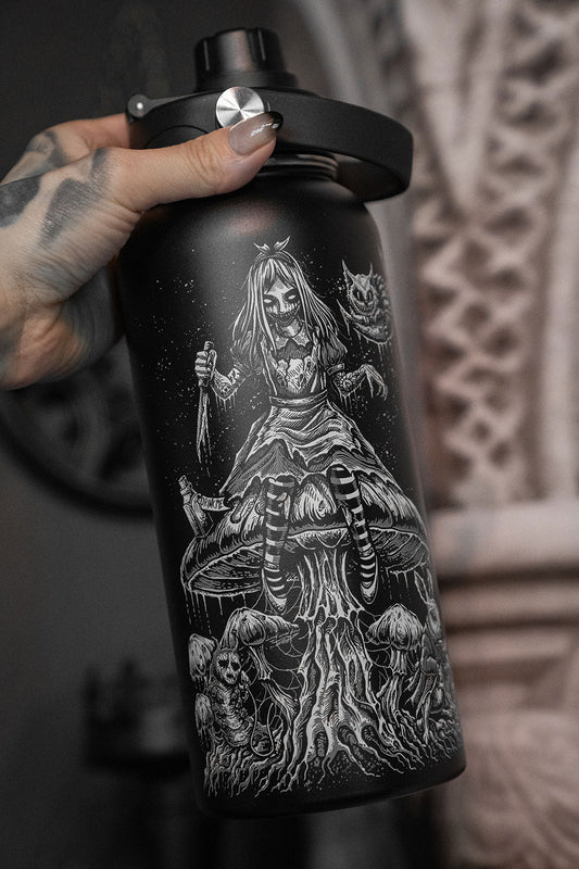Alice Down The Rabbit Hole 32oz Water Bottle