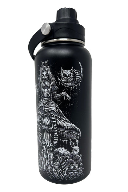 Alice Down The Rabbit Hole 32oz Water Bottle