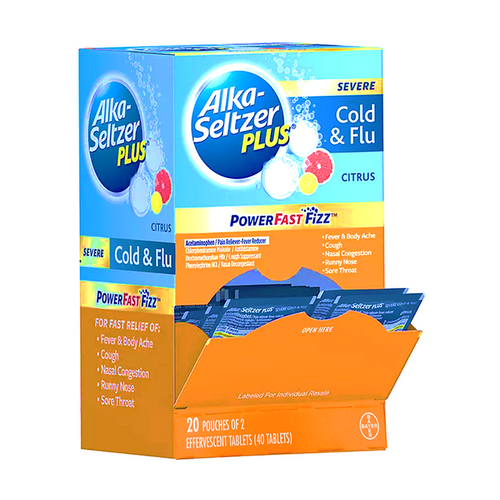 Wholesale Alka-Seltzer Plus 2ct Dispenser - Mexmax INC - Fast Relief for Colds.