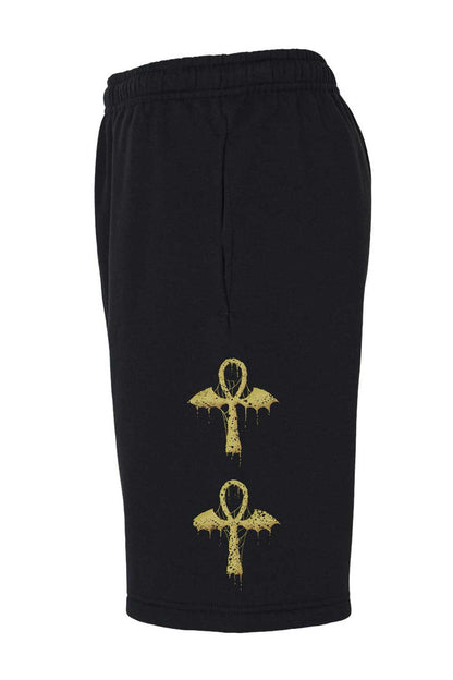 Batwing Ankh Sweat Shorts [Unisex]