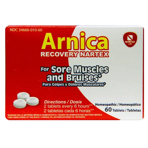 Wholesale Arnica Recover for Sore Muscles & Bruises 60ct- Get the best bulk deals at Mexmax INC