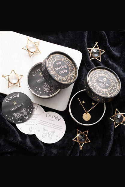Astrology Wheel Earring and Necklace Set