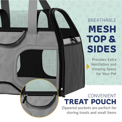 Katziela - Luxury Rider Pet Carrier with Removable Wheels - 4 Colors