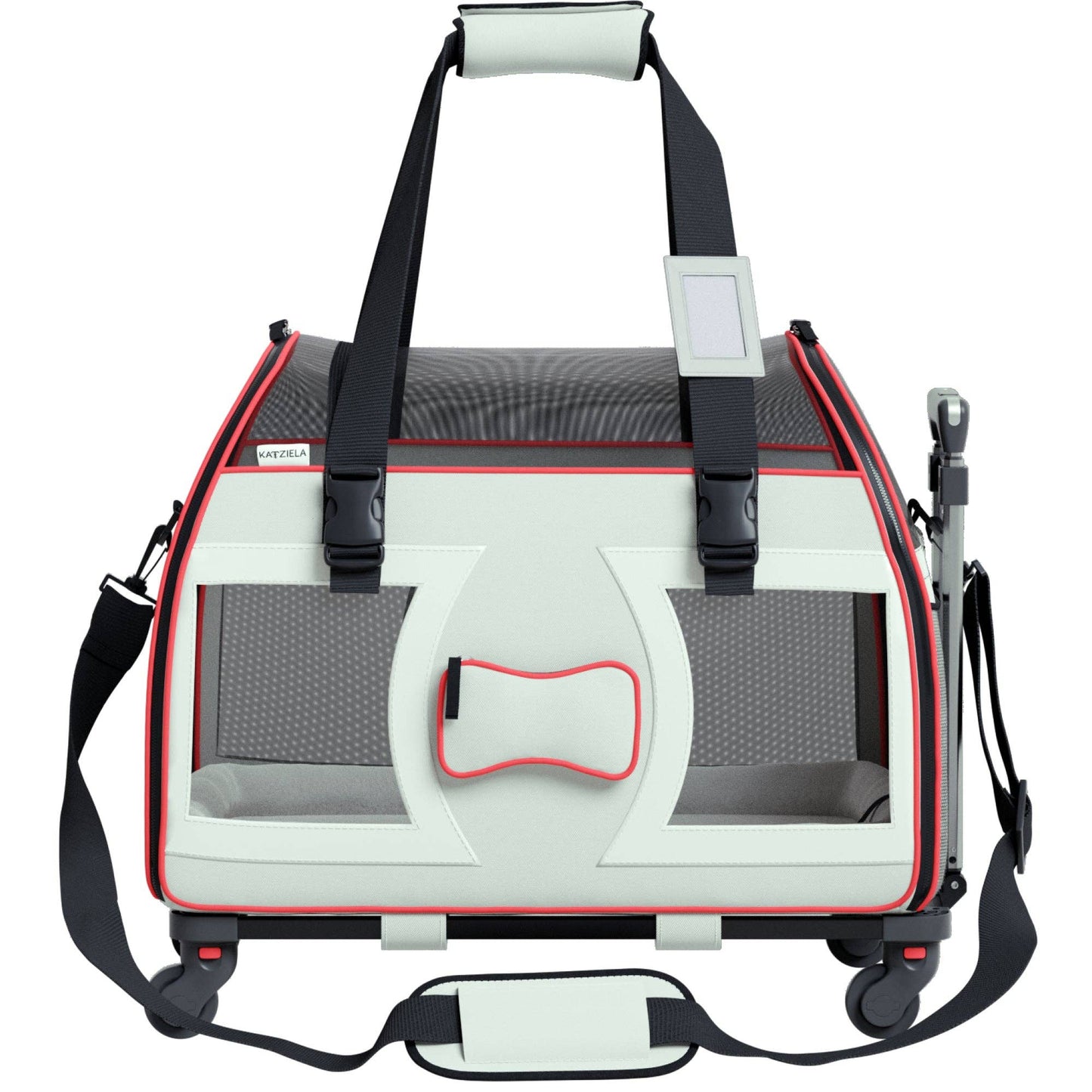 Luxury Rider Pet Carrier with Removable Wheels
