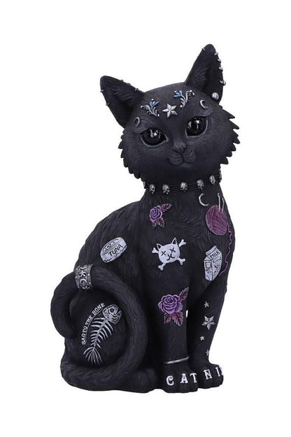 Bad to the Bone Cat Sculpture