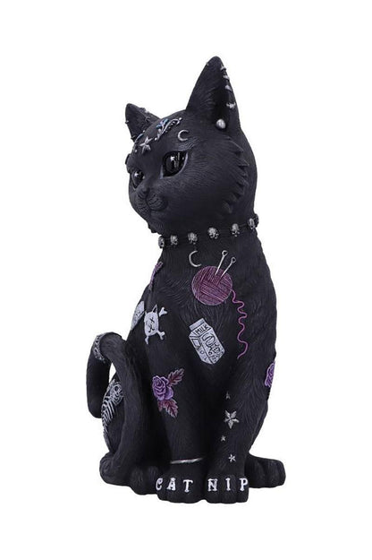 Bad to the Bone Cat Sculpture
