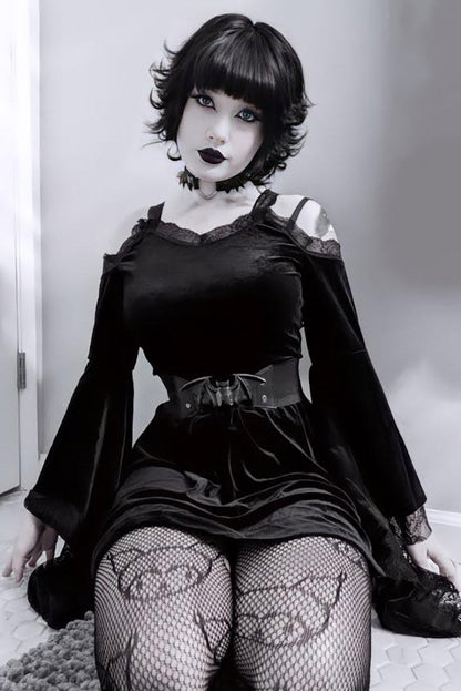Bat Elastic Waist Belt [BLACK]