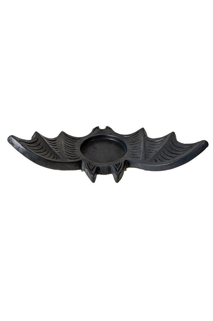 Black Bat Tealight Candle Holder