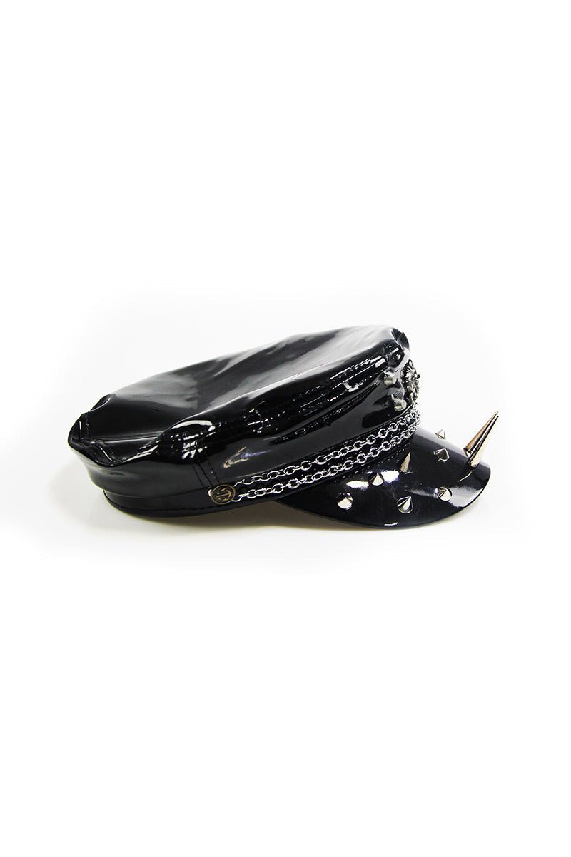 Black Battle Spiked Hat