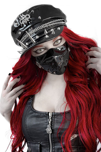 Black Battle Spiked Hat