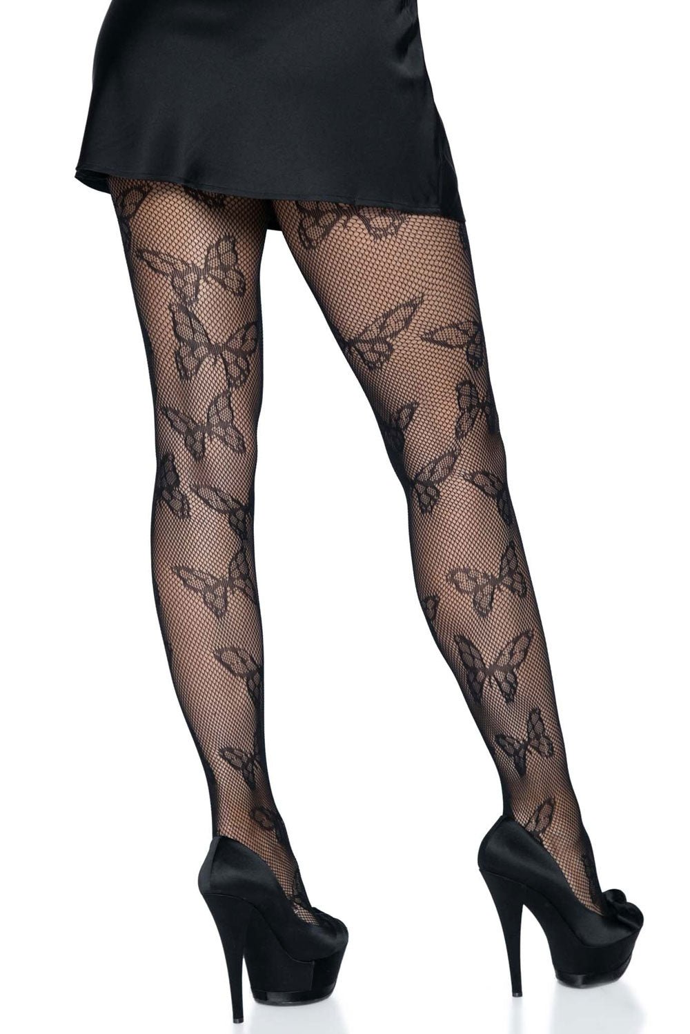 Black Fantasy Butterfly Tights