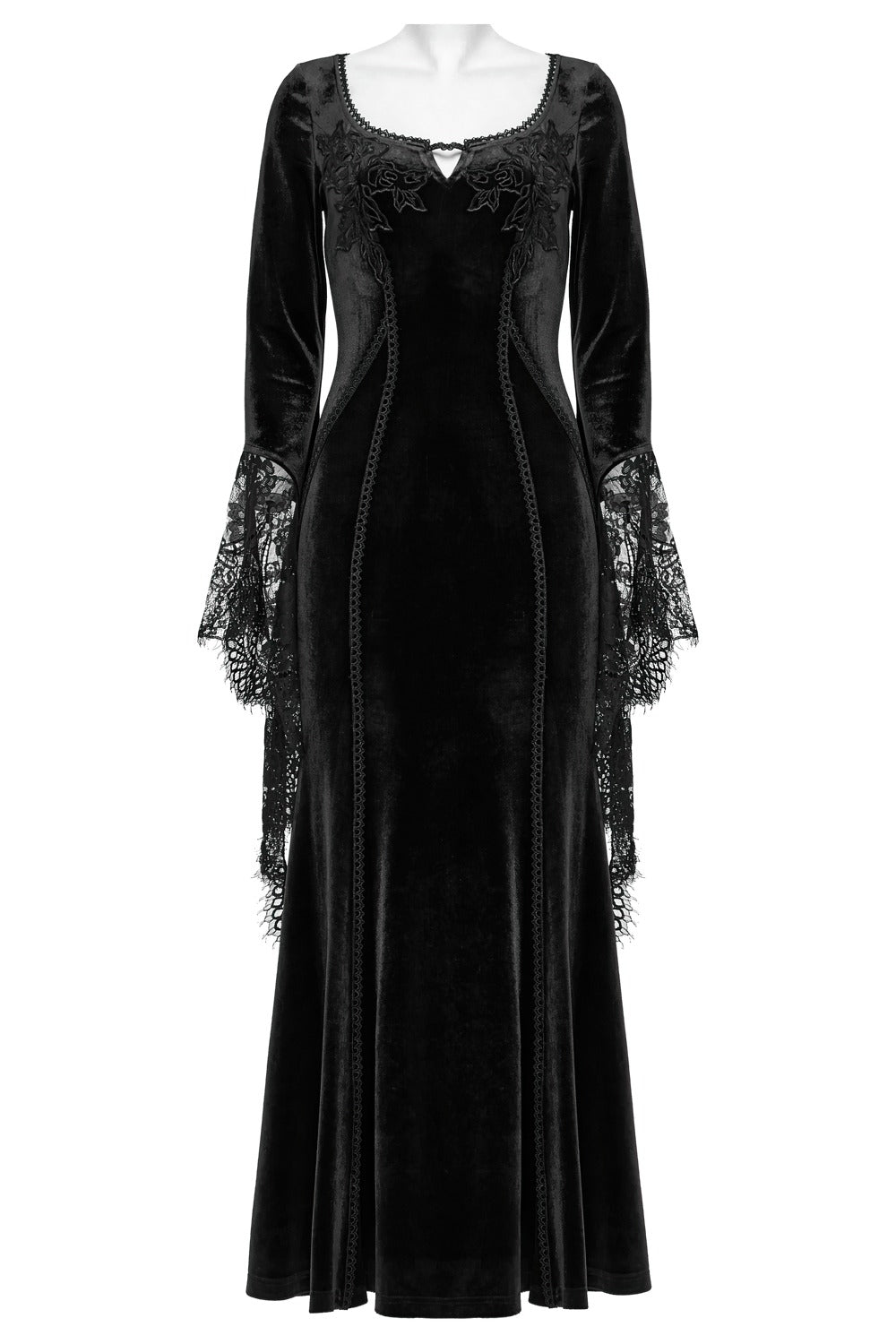 Bride of Night Embroidered Dress