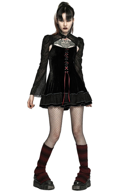 Black Magic Velvet Dress