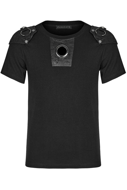 Black Metal Distressed Top