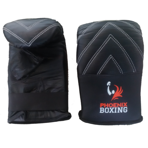 Black PHOENIX BOXING BAG MITTS