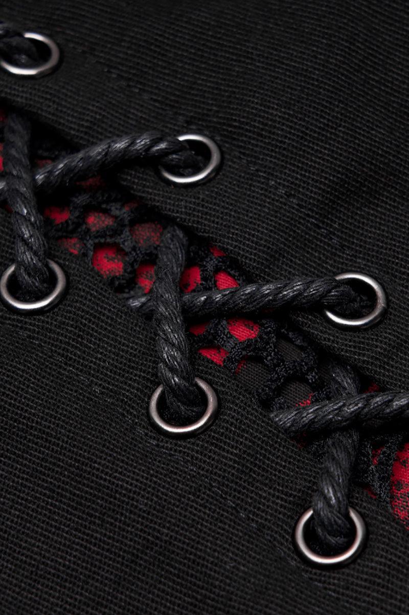 Bloodletting Black Denim Distressed Pants