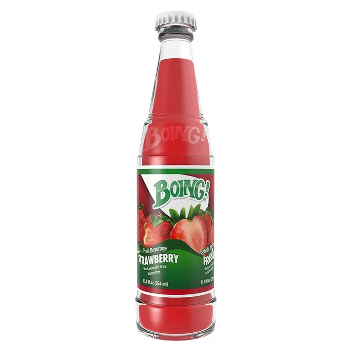 Wholesale Boing Strawberry 12oz - Glass Bottle Drinks at Mexmax INC for amazing deals