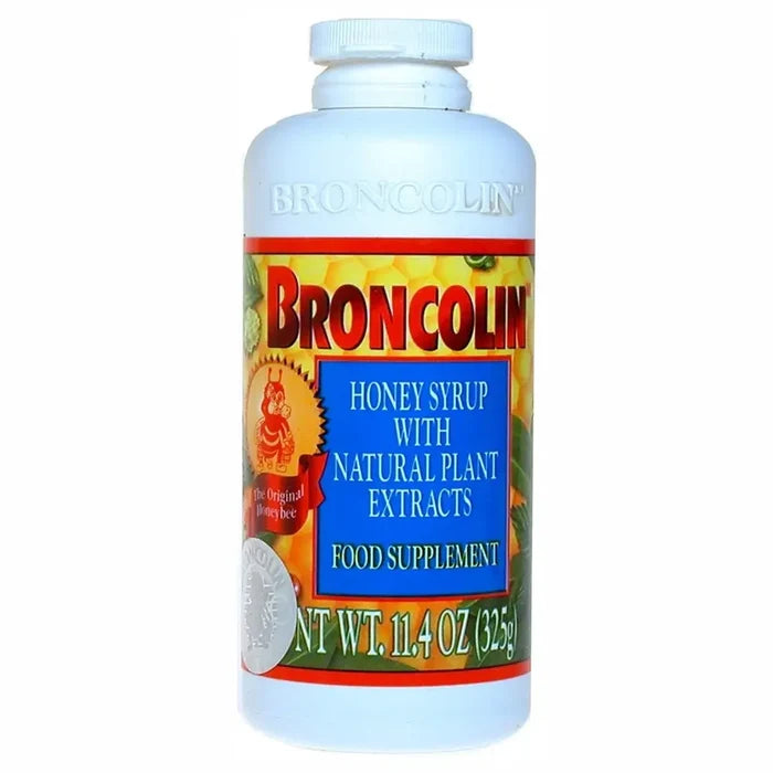 Wholesale Broncolin Honey Cough Syrup - Soothing relief in every drop, 11.4oz bottle.