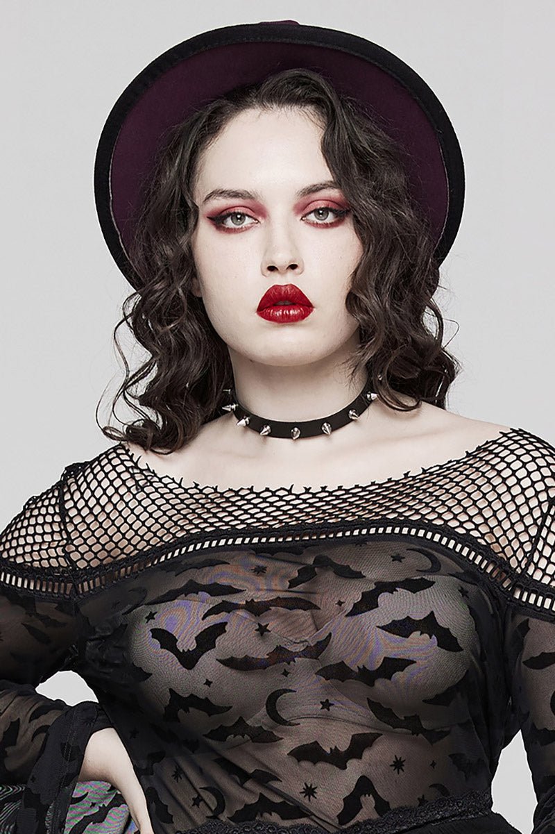Burgundy Blood Hat [BLACK/RED]