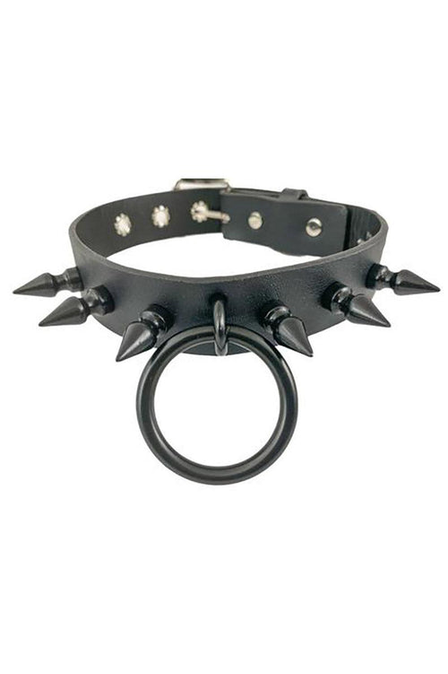 Buried in Black Bondage Collar