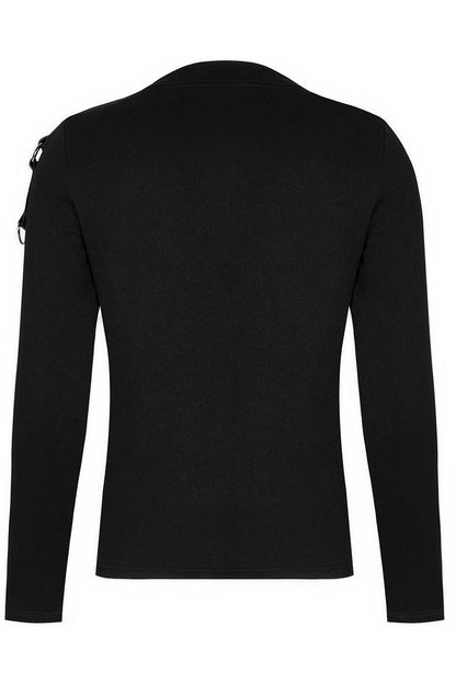 Bury Me in Black Long Sleeve Top