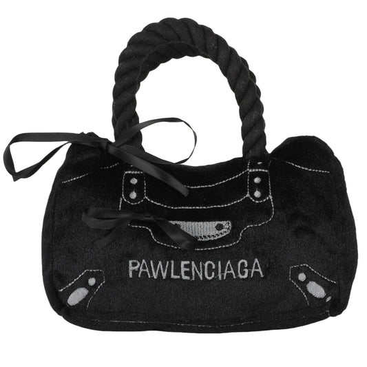 Chomp Haus - Pawlenciaga Bag – Plush Squeaky Designer Dog Toy