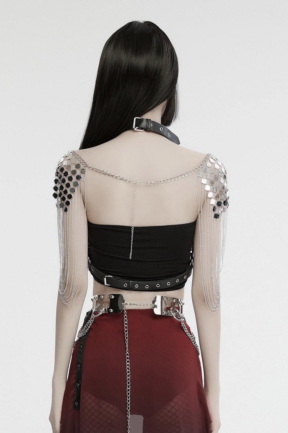 Caged Punk Chain Belt