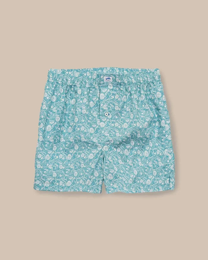 Caps Off Boxer (Marine Blue)