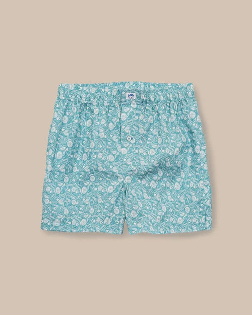 Caps Off Boxer (Marine Blue)