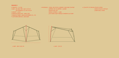 CARGO Square-X Tent