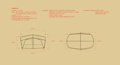 CARGO Tunnel Ex Tent Accessory