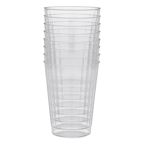 Wholesale Champs 12oz Tumbler Fluted 8ct (Clear - Polystyrene) - Perfect for drinks at Mexmax INC.