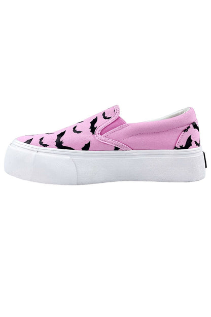 Chill Bat Platform Sneakers [PINK/BLACK]