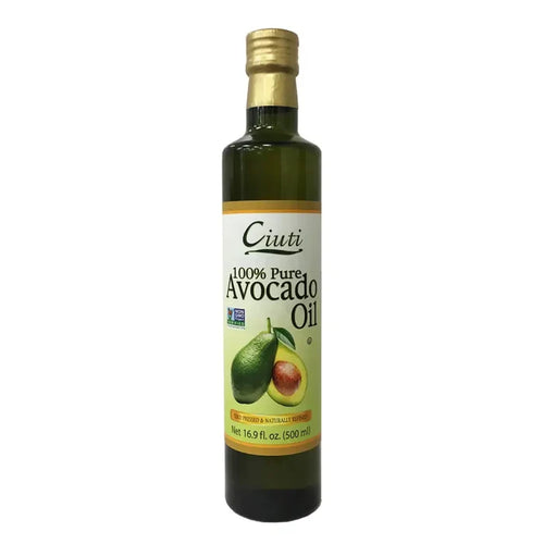 Wholesale Ciuti Avocado Oil 16.9oz. Versatile cooking essential for modern Mexican cuisine.