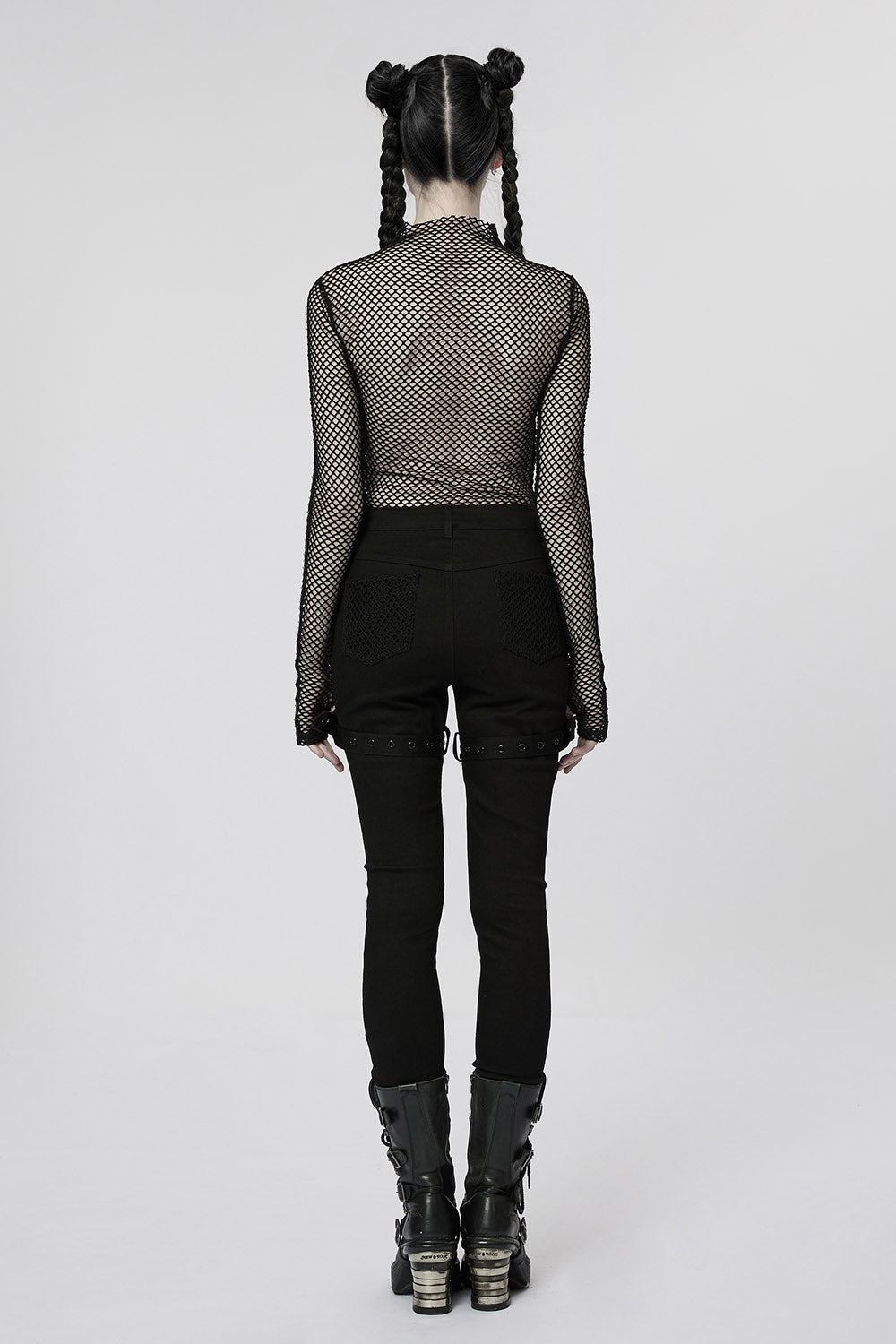 Club Creature Fishnet Top [BLACK]