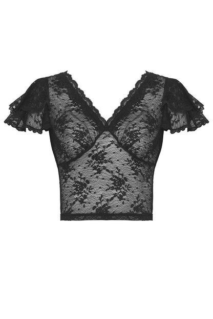 Cold Kiss Lace Crop Top