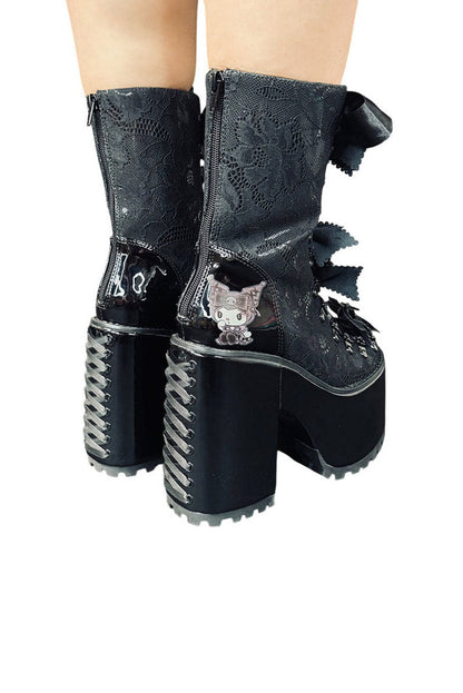 Absinthe Kuromi Platform Boots