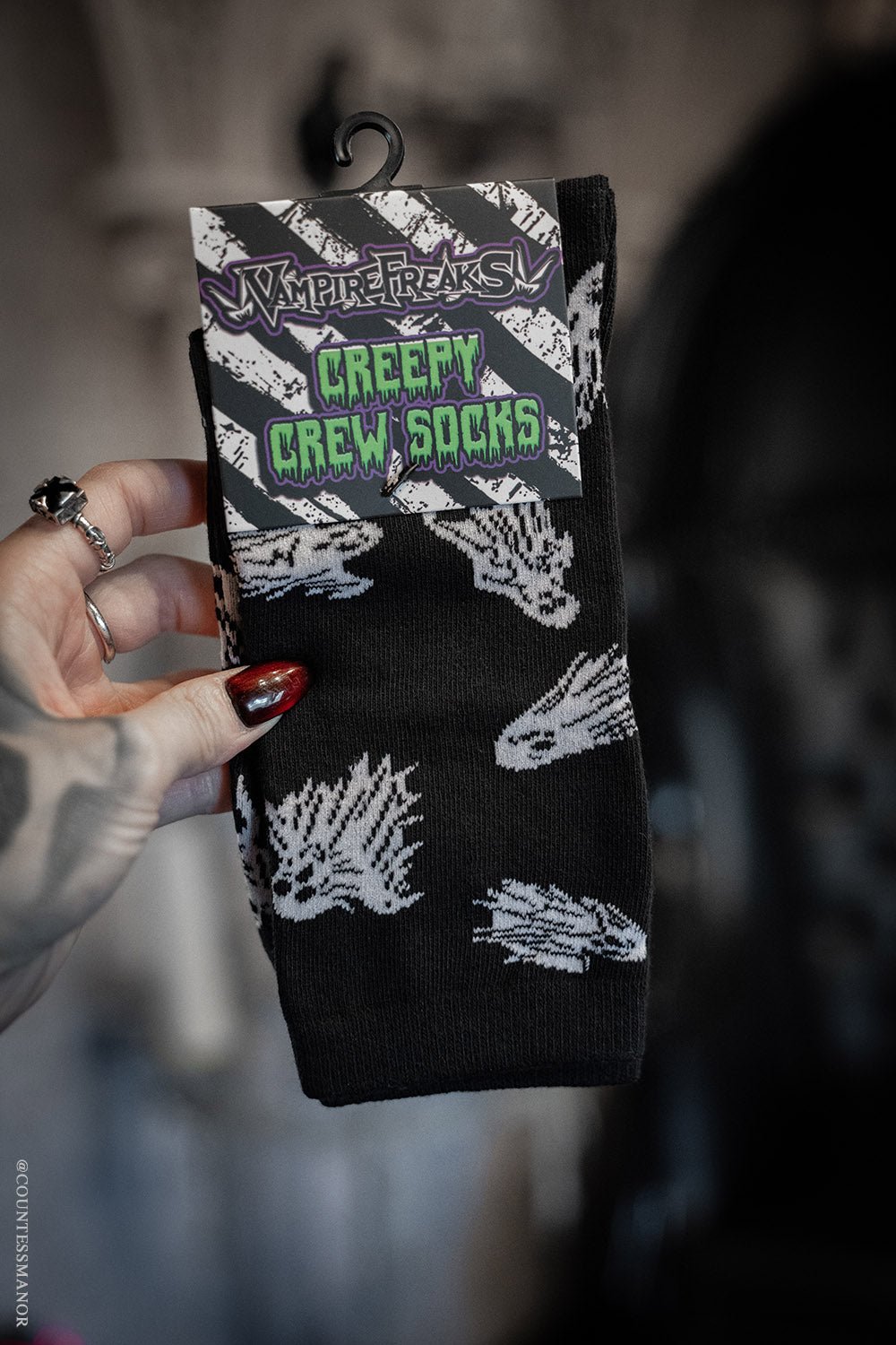 Creepy Crew Socks [Ghost Host]