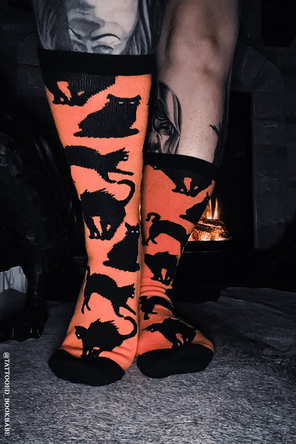 Creepy Crew Socks [Halloween Cats]