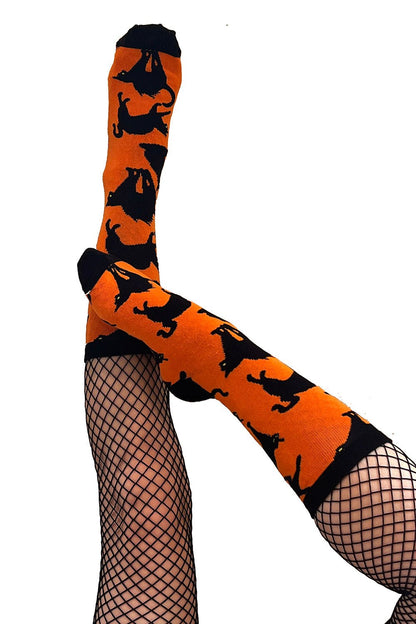 Creepy Crew Socks [Halloween Cats]